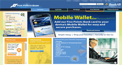 Desktop Screenshot of 5pointsbank.com
